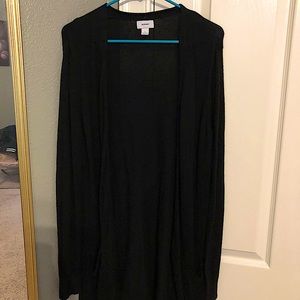 Black cardigan